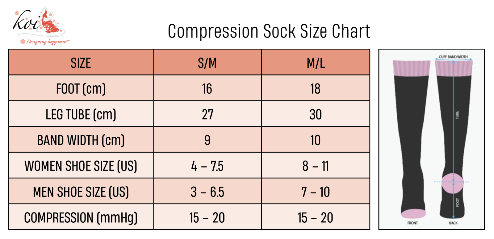 koi Compression Socks Bumble Love